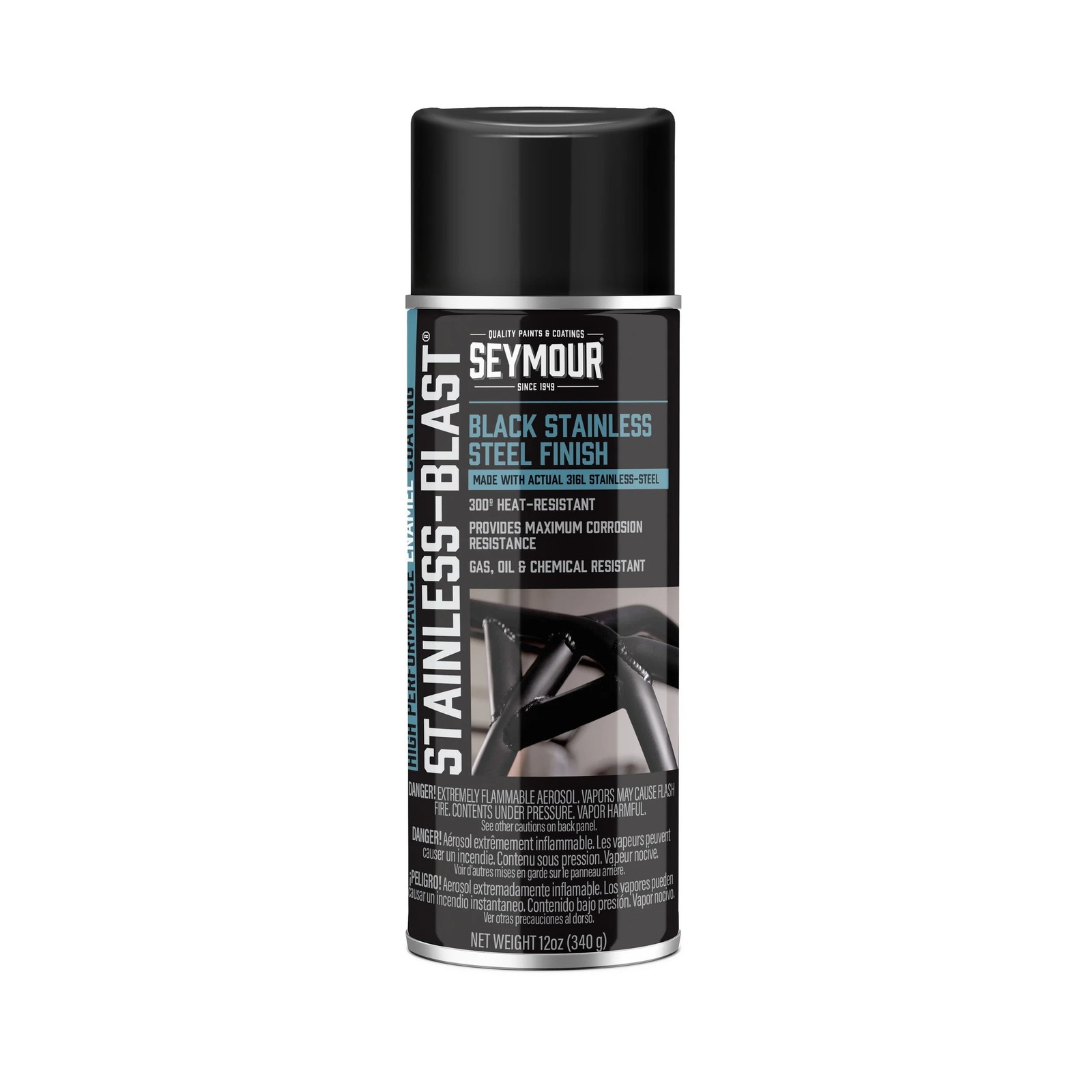 Seymour Paint 16-56 Stainless-Blast High Performance Coating With Stainless-S...