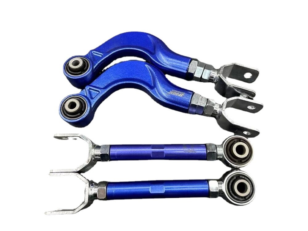 4x Steel Adjustable Rear Camber + Toe Control Arms Kit For Toyota RAV4 2019-2023