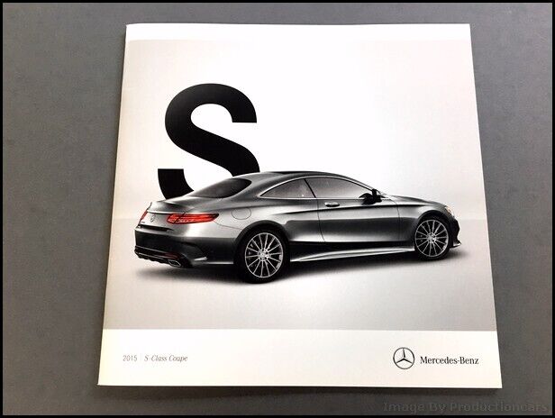 2015 Mercedes Benz S-Class Coupe S550 S63 S65 AMG 32-page Sales Brochure Catalog