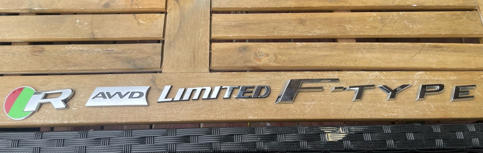 Jaguar F Type Limited AWD R Badges Logos Emblems - OEM