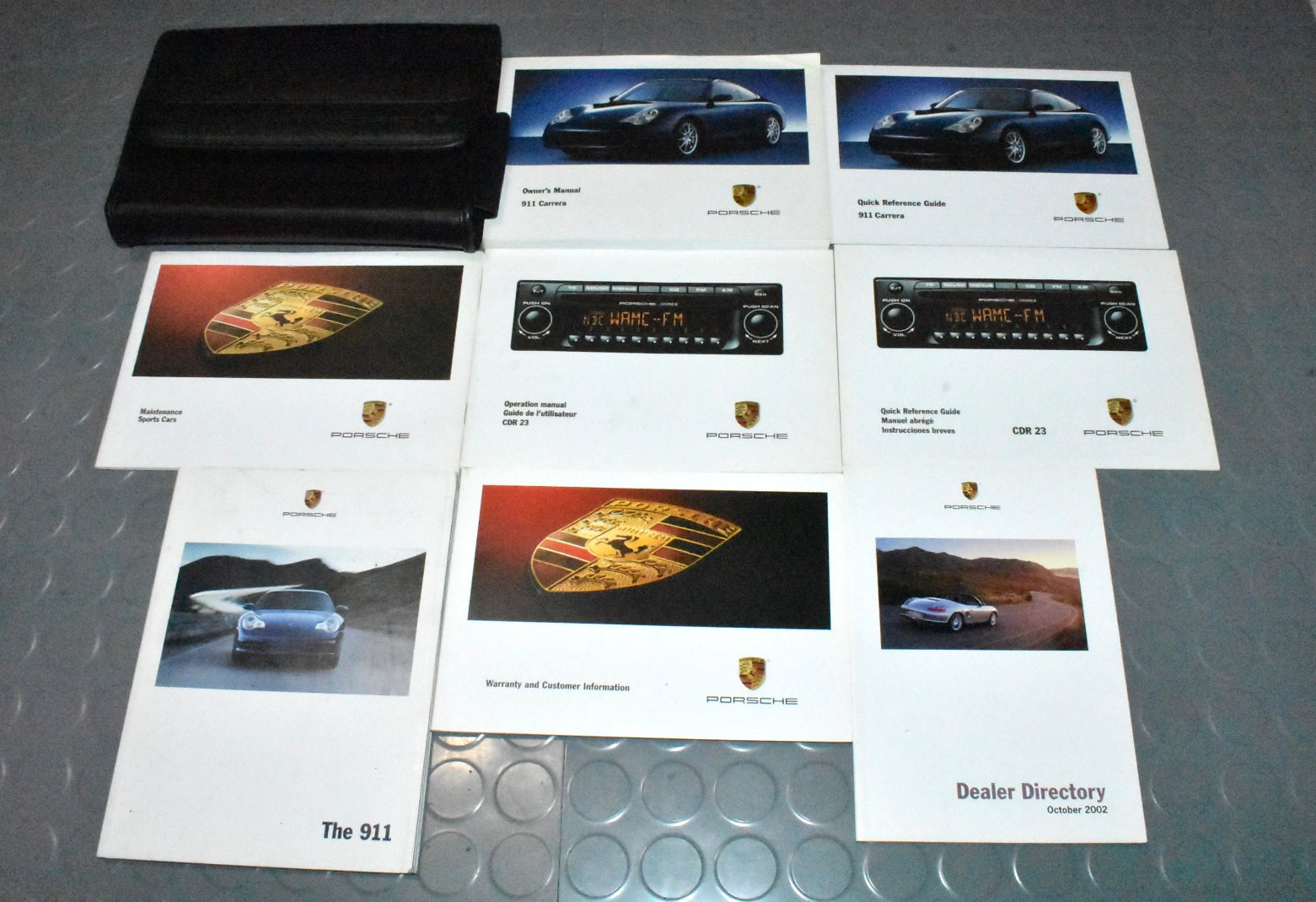 2003 Porsche Carrera Owners Manual - SET 2003 Porsche Carrera Owners Manual - SET