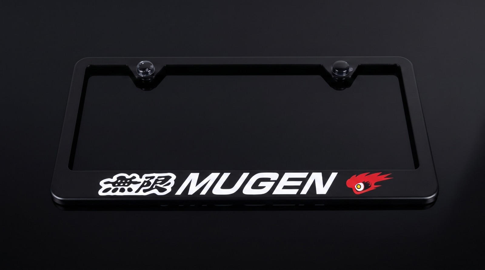 MUGEN POWER RACING Premium Metal License Plate Frame Fits Honda / Acura- Red MUGEN POWER RACING Premium Metal License Plate Frame Fits Honda / Acura- Red