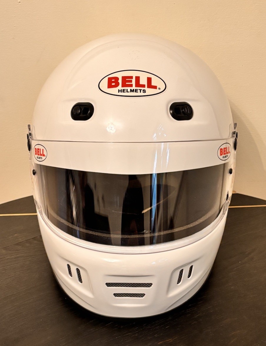 Bell Sport Race Full Face Helmet White XL SNELL SA2010, Light use