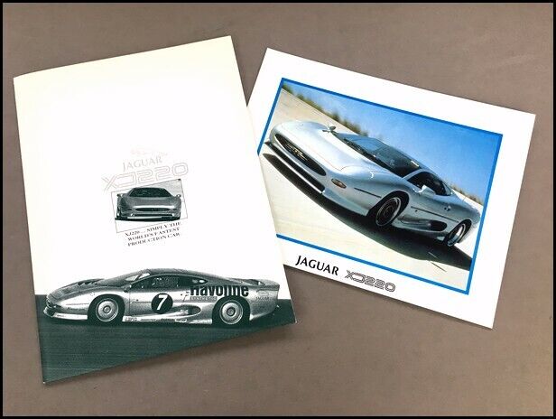 2003 2004 Jaguar XJ220 Original Car Media Sales Brochure Catalog Press Kit