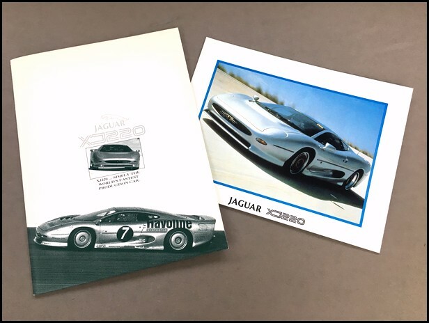 2003 2004 Jaguar XJ220 Original Car Media Sales Brochure Catalog Press Kit 2003 2004 Jaguar XJ220 Original Car Media Sales Brochure Catalog Press Kit