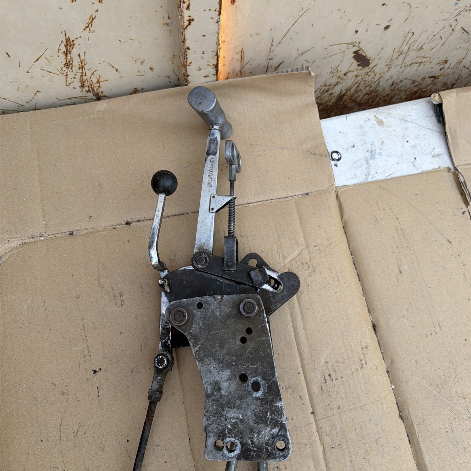Mr Gasket HURST Vertical Gate 4 Speed RACE Shifter w 9026 Ford Mounting Bracket Mr Gasket HURST Vertical Gate 4 Speed RACE Shifter w 9026 Ford Mounting Bracket