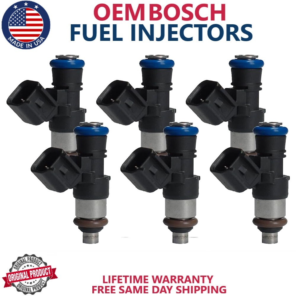 6x Genuine Bosch Fuel Injectors Fits For 2009-2012 Ford Flex 3.5L #0280158091