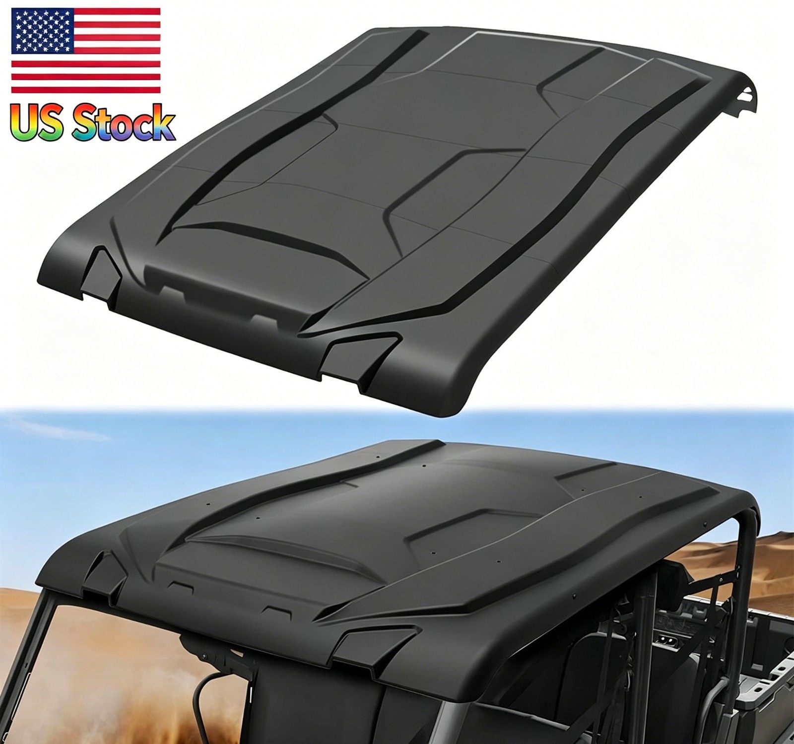 CPOWACE Hard Coat Roof for Can Am Defender MAX HD7 HD8 HD9 HD10 2016-2025(4 PCS)