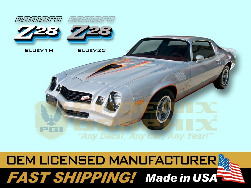 1978 Chevrolet Camaro Z28 Decals & Stripes Kit
