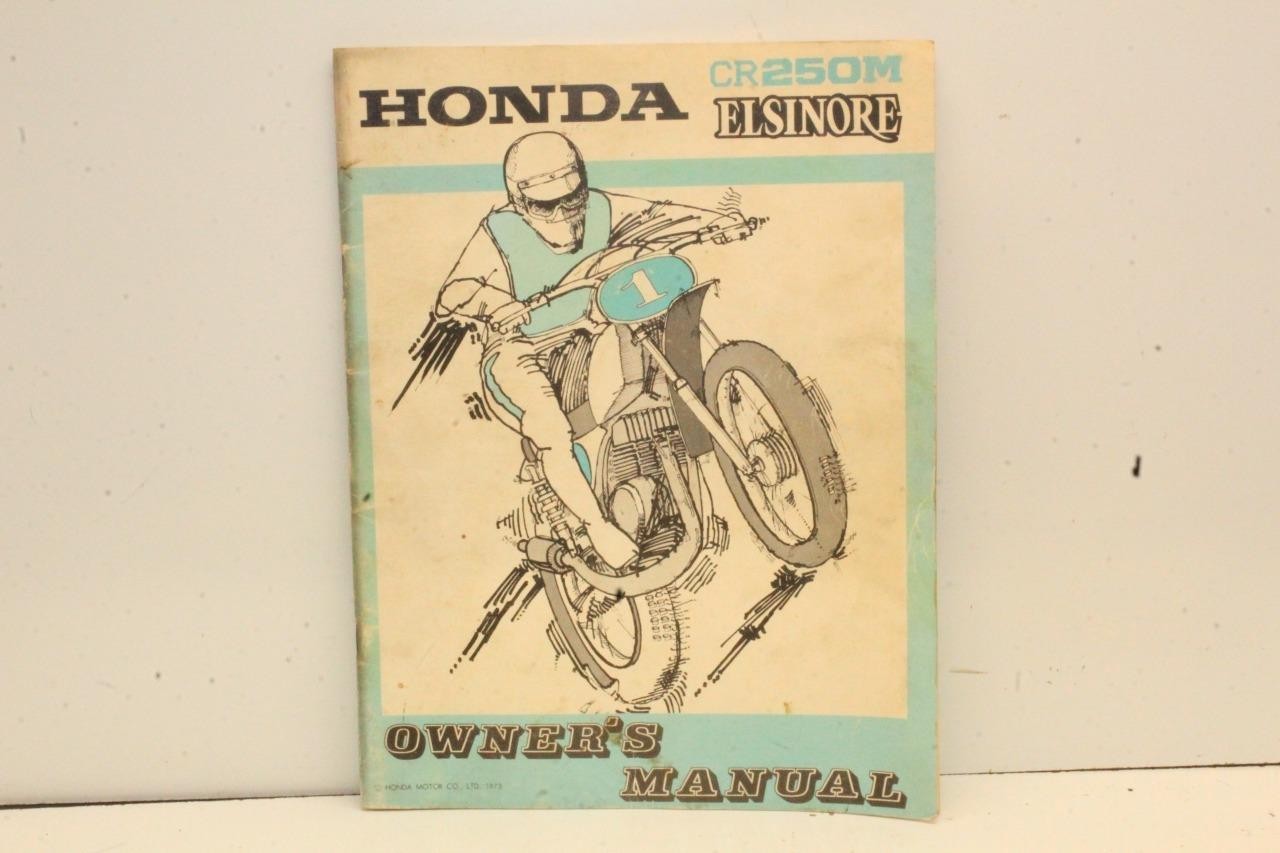 Vintage 1973 Honda CR250M Elsinore Owner\'s Manual CR 250 Motocross