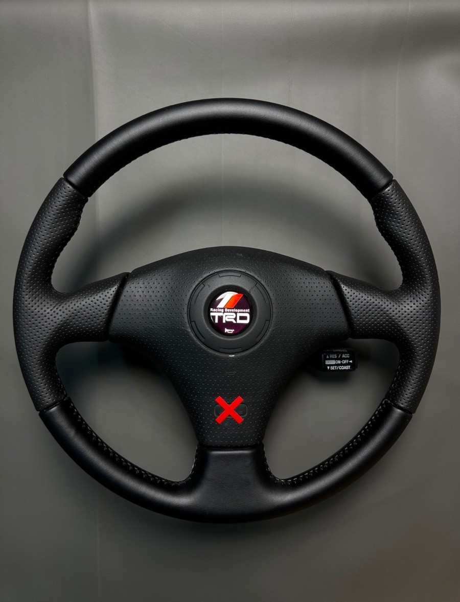 TRD Leather Steering Wheel for TOYOTA CELICA, MR2 SPYDER, Supra MK4 JZA80
