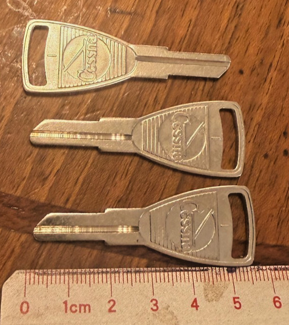 CESSNA LOGO Aircraft KEY BLANK (3x one listing) - CESSNA LOGO Aircraft KEY BLANK (3x one listing) -