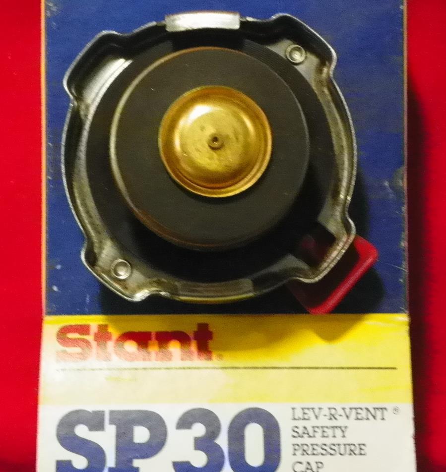 Stant SP-30 Lev-R-Vent Radiator Cap 16lb Ford Chevy Jeep BMW 1957-1988 NOS Stant SP-30 Lev-R-Vent Radiator Cap 16lb Ford Chevy Jeep BMW 1957-1988 NOS