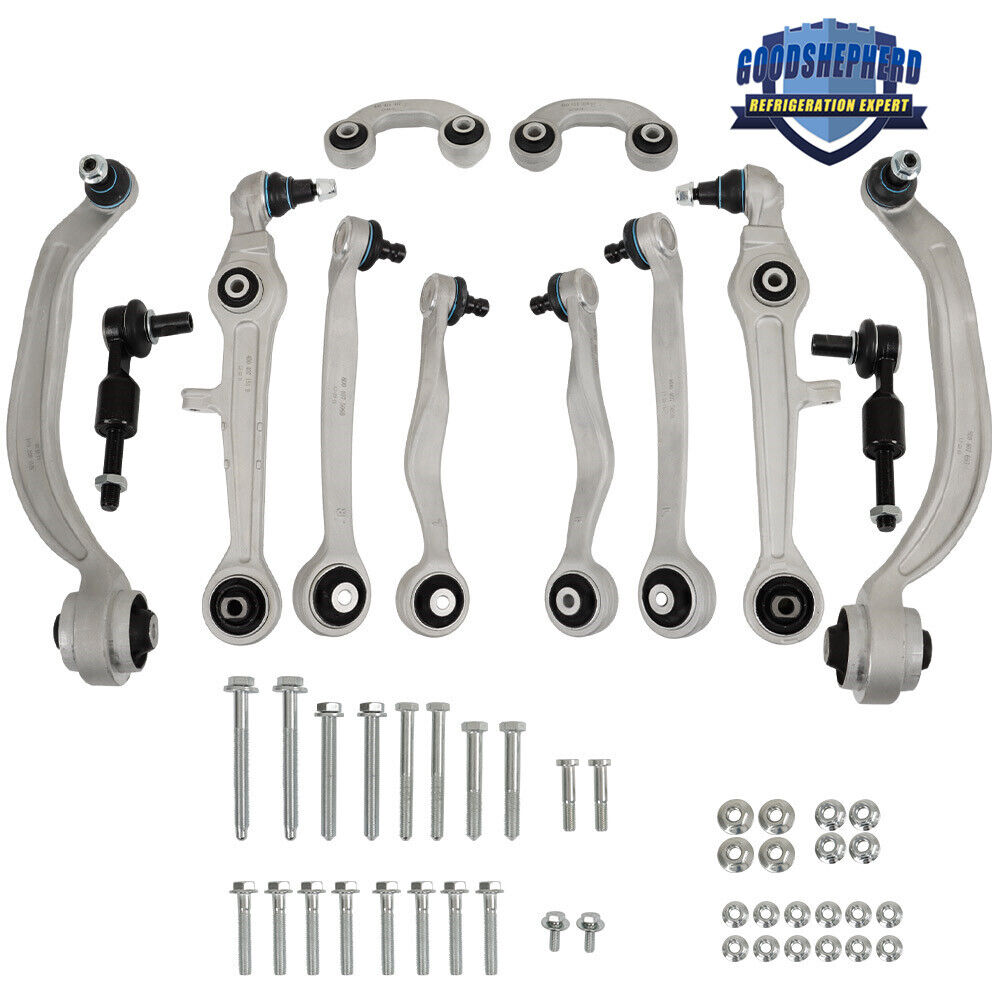 For 2000-2008 Audi A4 Quattro B6 B7 Set of 12 Front Upper Lower Control Arms Kit