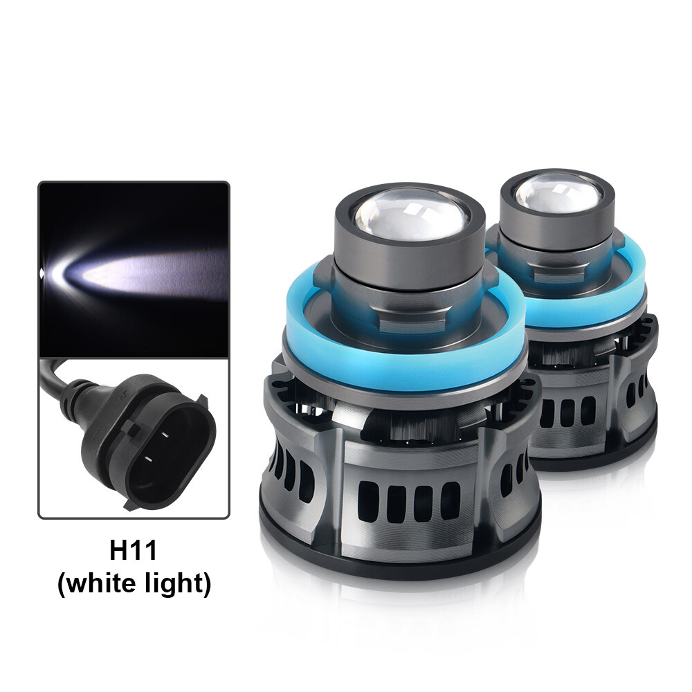 2X H11 LED Laser Headlights Bulb Ice Blue White Yellow Projector Auto Fog Lights