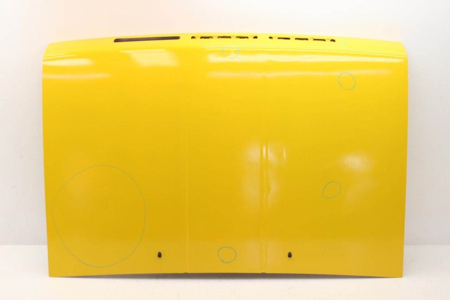 91-92 Nissan Pickup D21 Yellow Hood Assembly
