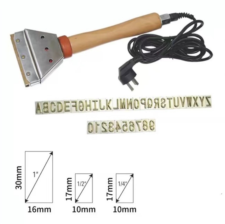 Portable Tire Rubber Stamping Machine 450W   110V / 220V need customize mold