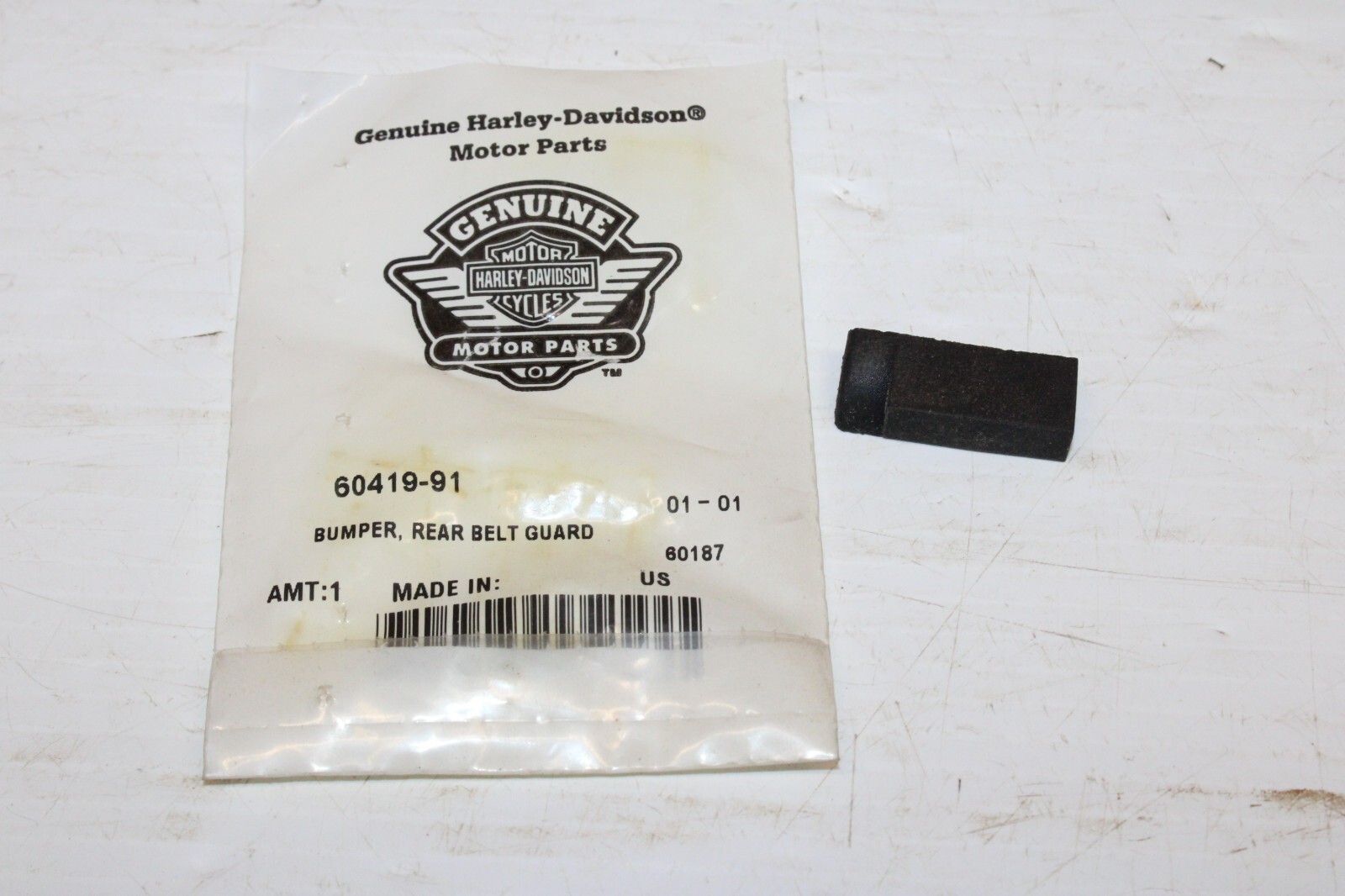 Harley-Davidson Belt Guard Bumber 60419-91 XL Sportster 1991-2003 NOS