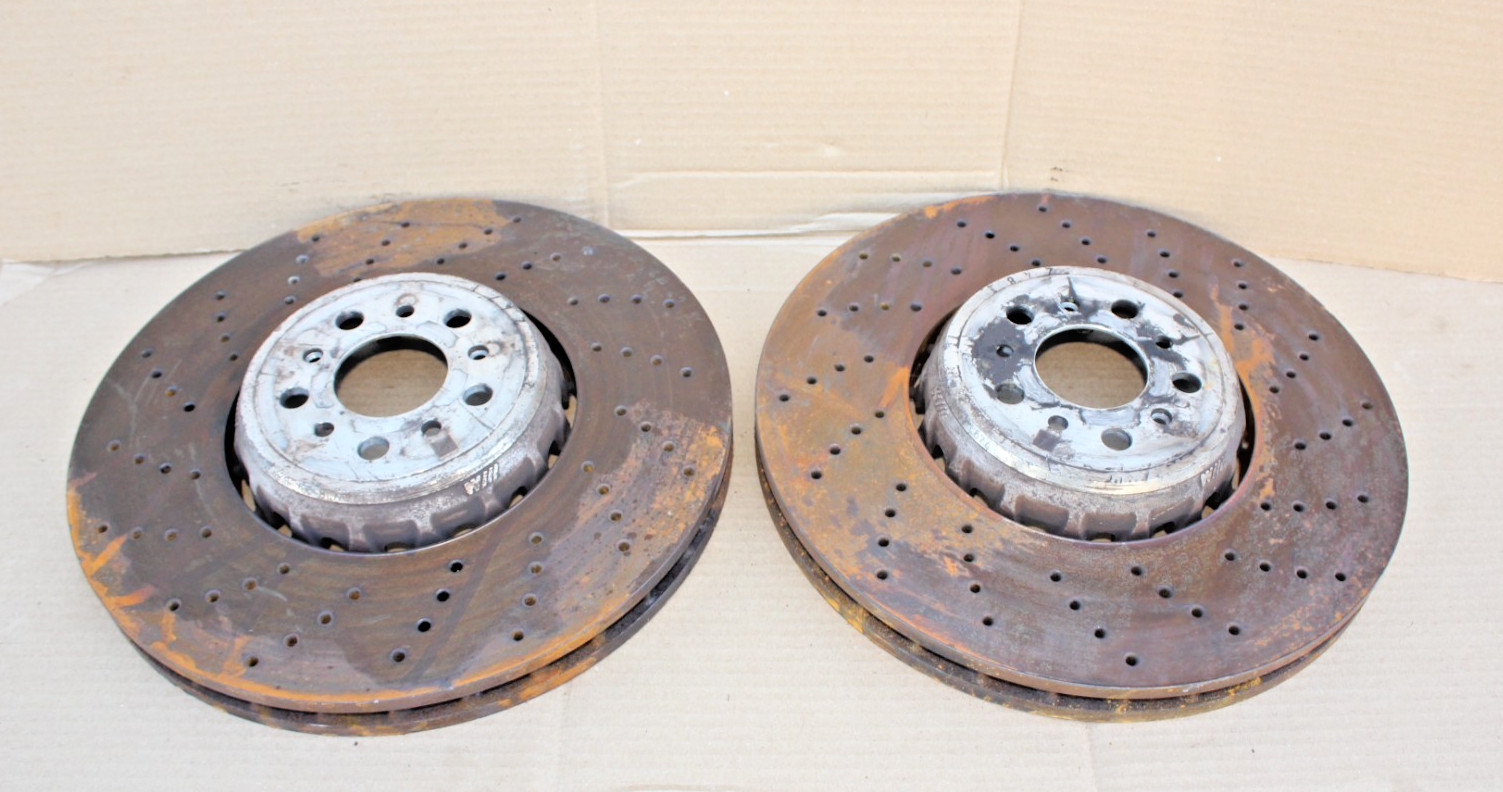 2020 - 2026 BMW F95 F96 X5M X6M FRONT LEFT & RIGHT BRAKE ROTOR PAIR OEM 8054826