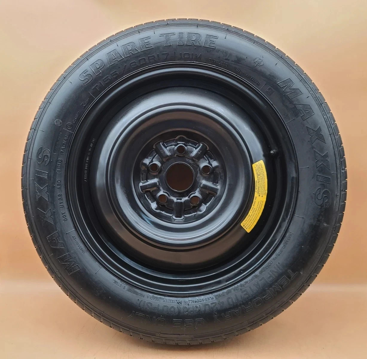 Spare Tire 17'' Fits: 2006-2014 Subaru Tribeca Compact Donut