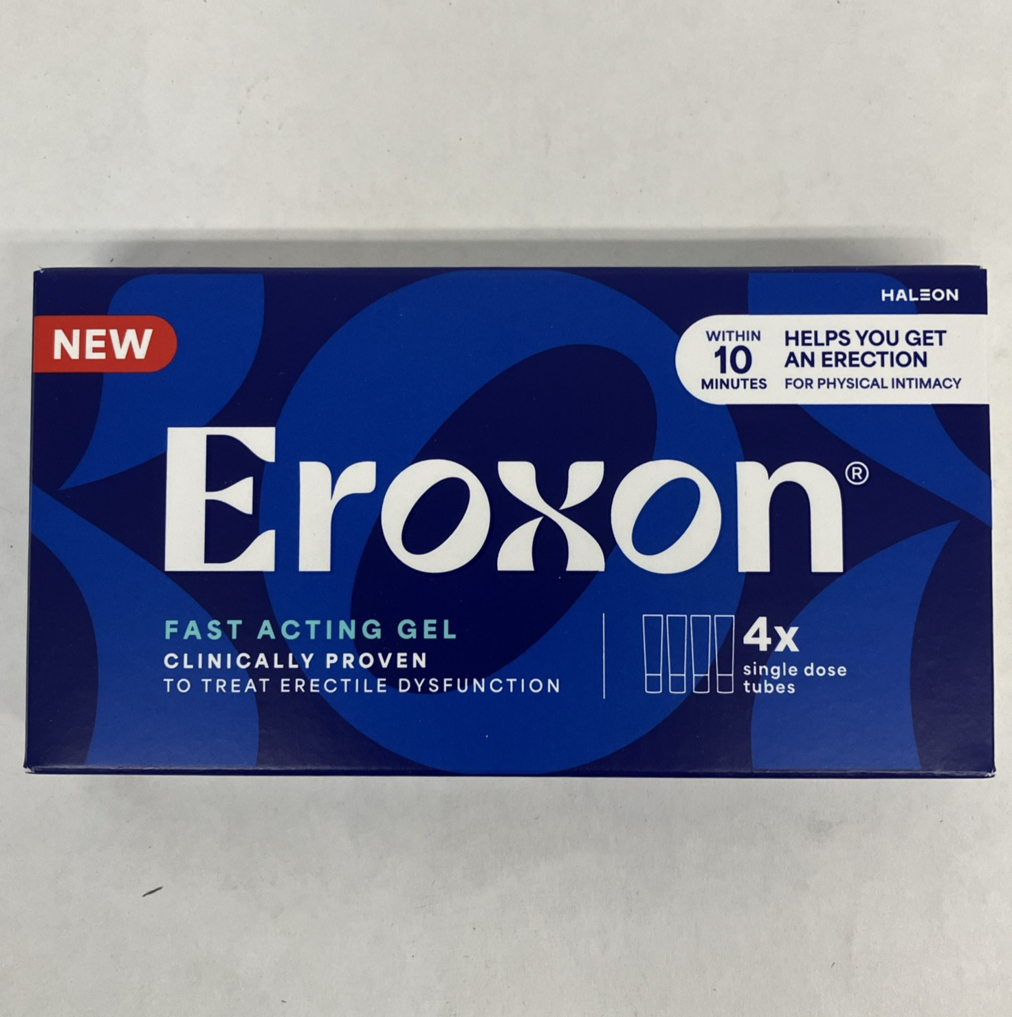 Eroxon Fast Acting Gel 4 Single Dose Tubes Exp 10/26
