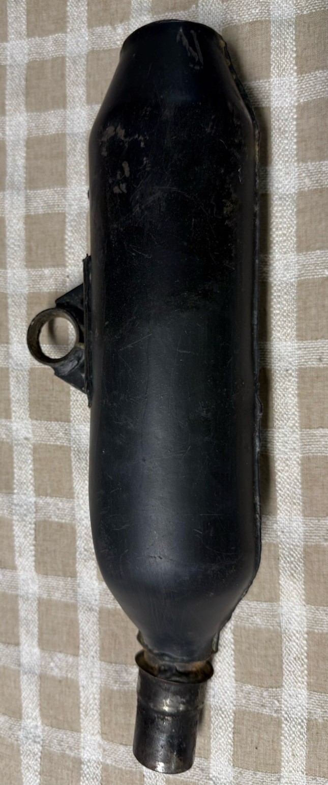 Vintage 1970s 2 Stroke Muffler Silencer Trials Motorcycle Snowmobile Nice Ossa