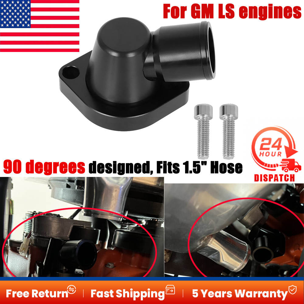 Billet Swivel Thermostat Housing 90 degrees For GM LS engines LS1 LS2 LS3 LS7 US