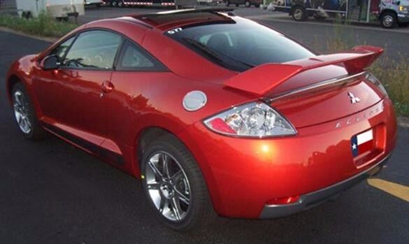 2006-2012 Unpainted 2post Factory Style Spoiler For Mitsubishi Eclipse Roadster