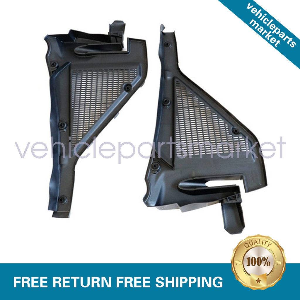 2Pcs Cabin Air Filter Microfilter Housing For BMW X6 2008 2009-2014