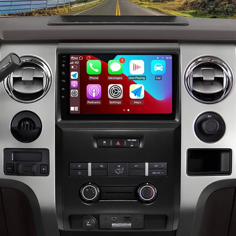 For 2009-2014 Ford F150 Apple Carplay Car Radio Android 13 Navi GPS Player 4+64G