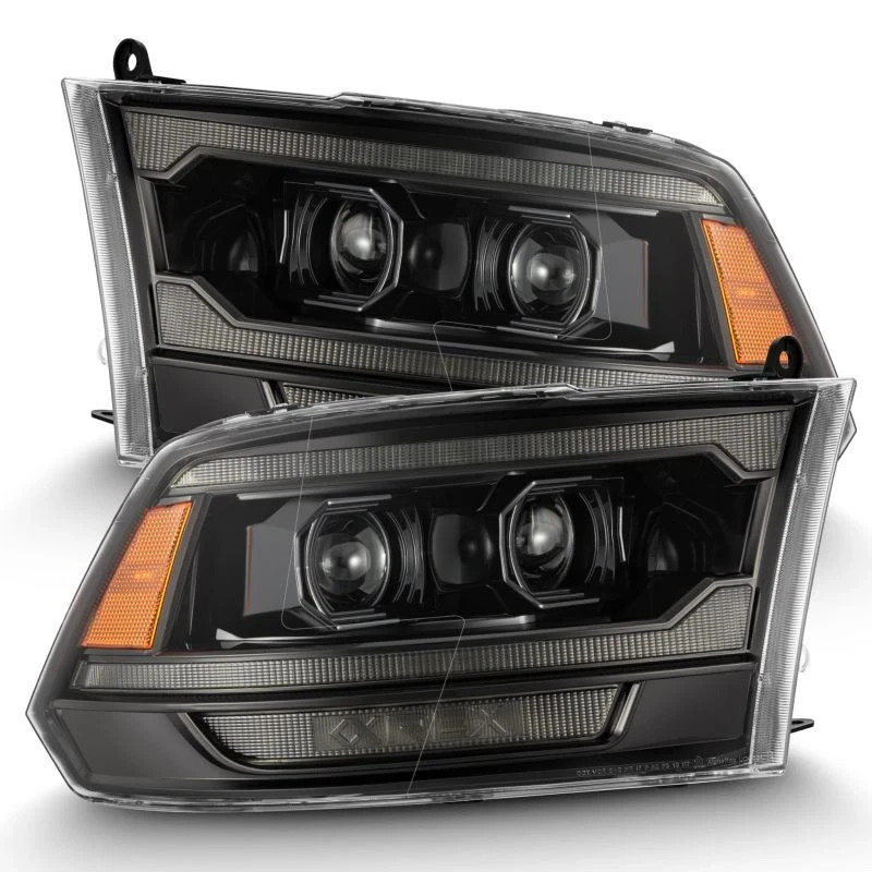 AlphaRex 880563 PRO-Series Alpha-Black Projector Headlights for 09-18 Ram