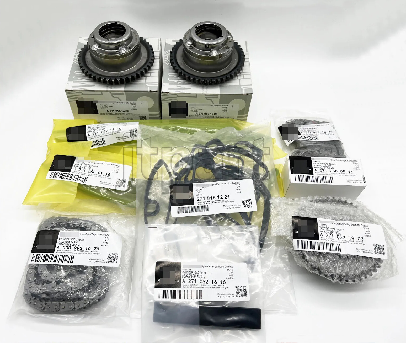 NEW Engine Timing Chain Kit for Mercedes Benz W204 W211 W164 M271 M271.8 CGI