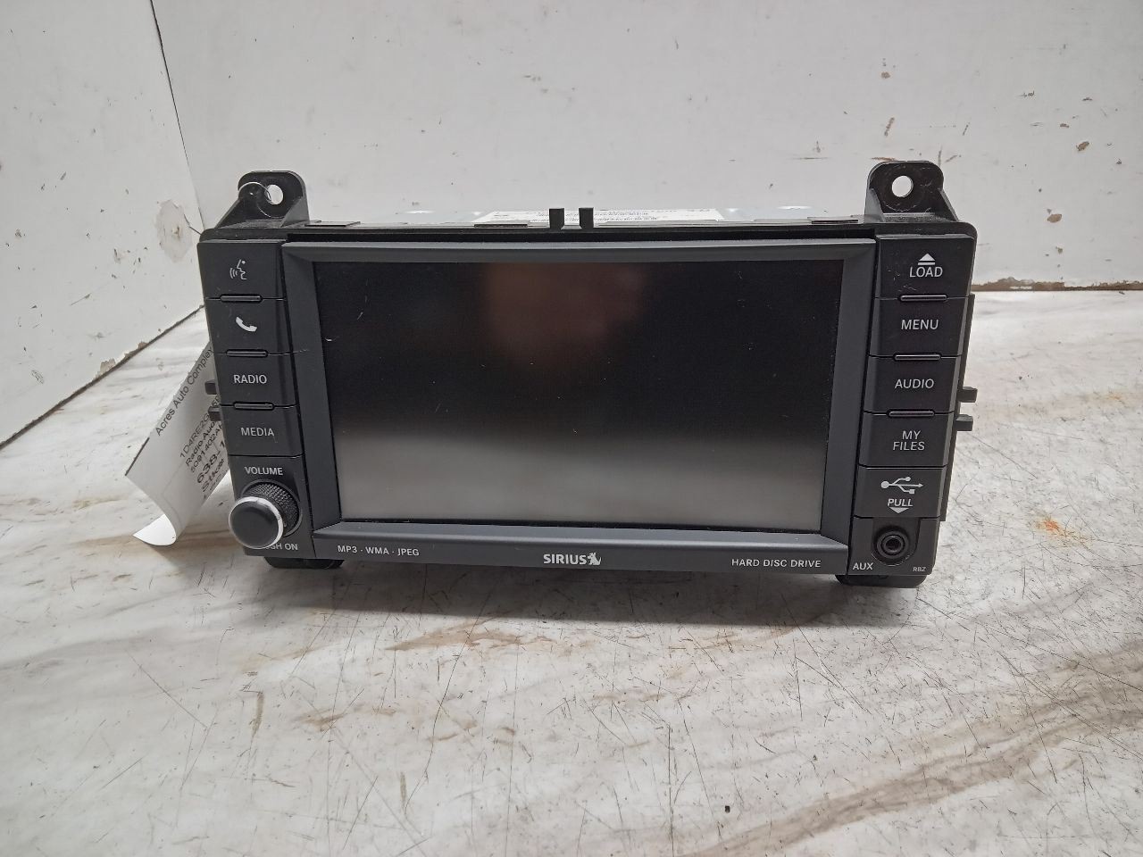 Audio Equipment Radio Receiver Face Plate ID Rbz Fits 11-13 DURANGO 341242