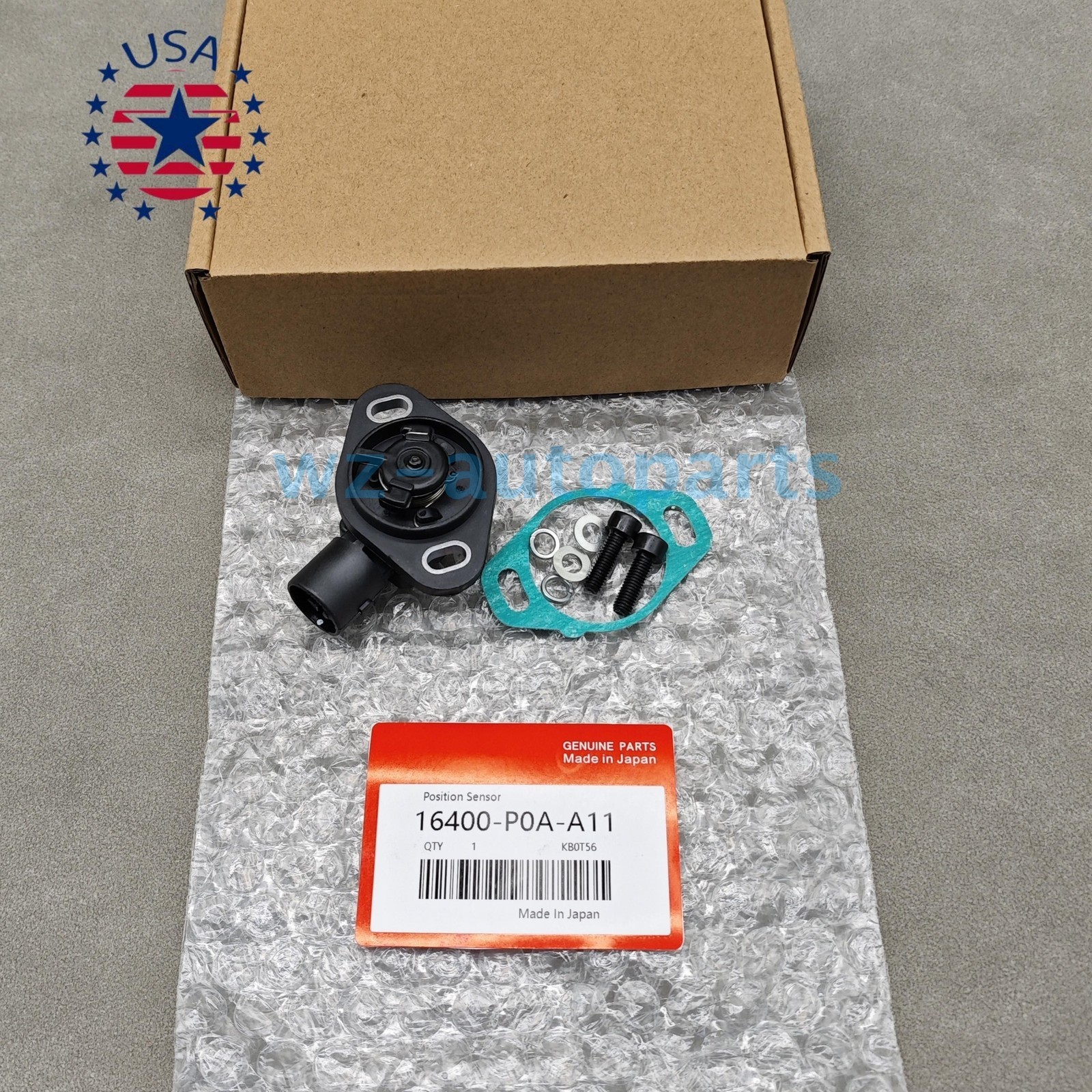 OEM Throttle Position Sensor Kit (TPS) For Acura Integra & Honda 16400-P0A-A11