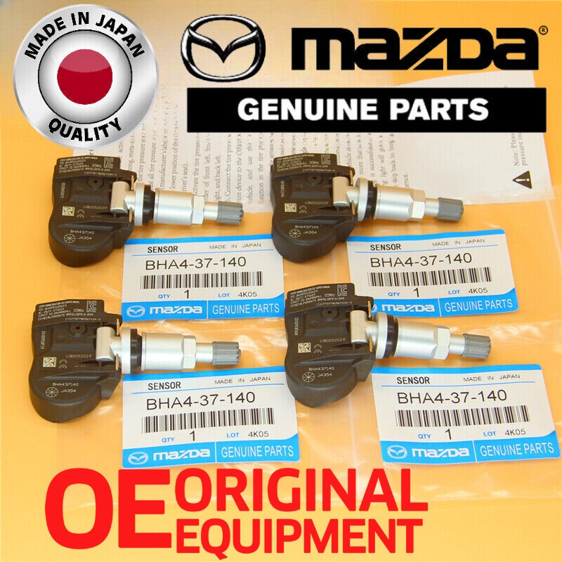 4PCS BHA4-37-140 TIRE PRESSURE SENSORS TPMS for Mazda 2 3 5 6 CX7 CX9 RX8 Miata