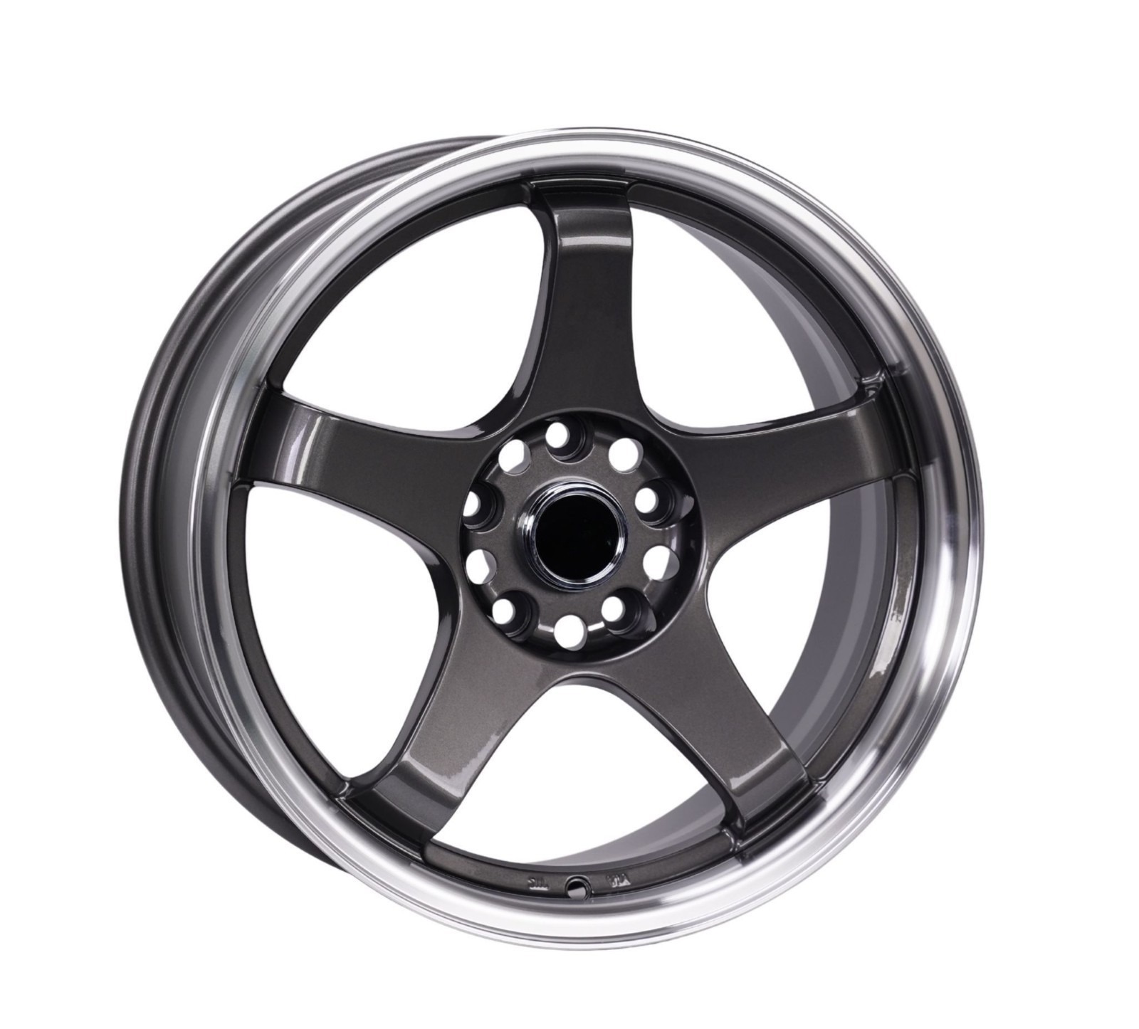18 X 9.5 Inch Gunmetal Machine Lip Wheel Rim 5 x 4.5 Wheel ET 20 CB 73.1 18 X 9.5 Inch Gunmetal Machine Lip Wheel Rim 5 x 4.5 Wheel ET 20 CB 73.1