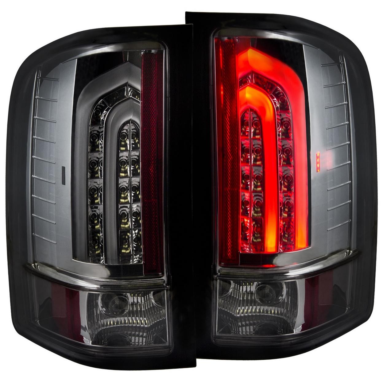 ANZO USA Tail Light Set - Fits: 2007-2013 Chevrolet Silverado 1500, 2007-2014 Ch