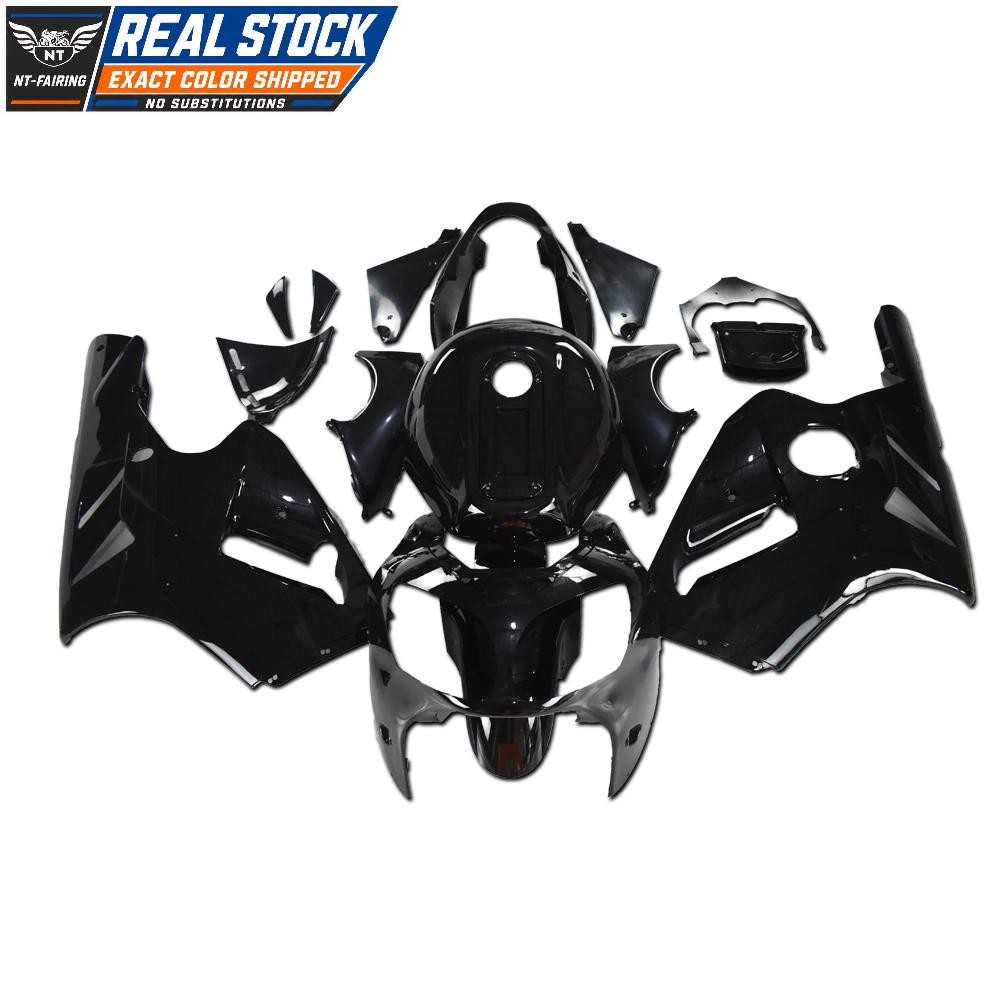 FSH Injection Glossy Black Plastic Fairing Fit for Kawasaki 2000-2001 ZX12R a007