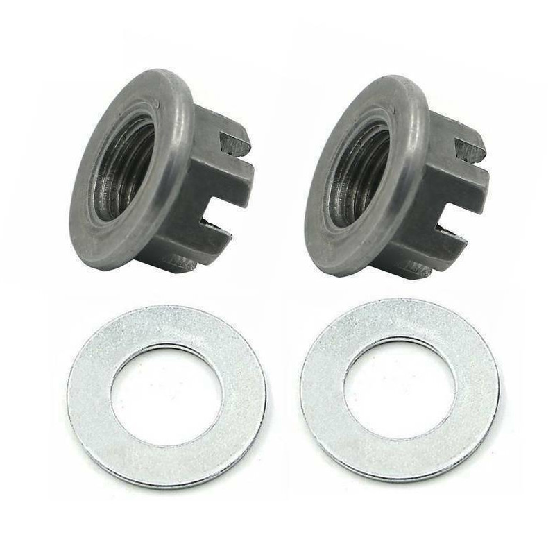 2X Rear Axle Hub Castle Nuts For Yamaha Raptor 660 350 Banshee 350 Blaster 200 2X Rear Axle Hub Castle Nuts For Yamaha Raptor 660 350 Banshee 350 Blaster 200