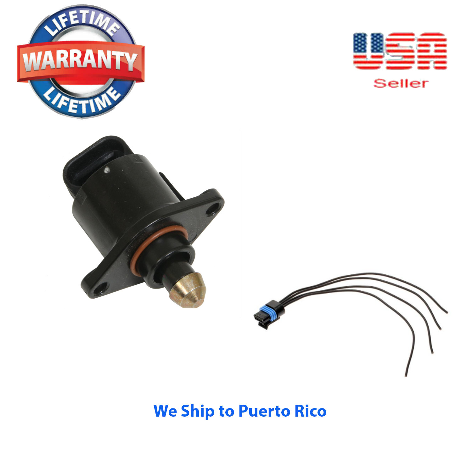 Idle Air Control + CONNECTOR Fit:JEEP CHEROKEE COMANCHE GRAND CHEROKEE WRANGLER Idle Air Control + CONNECTOR Fit:JEEP CHEROKEE COMANCHE GRAND CHEROKEE WRANGLER