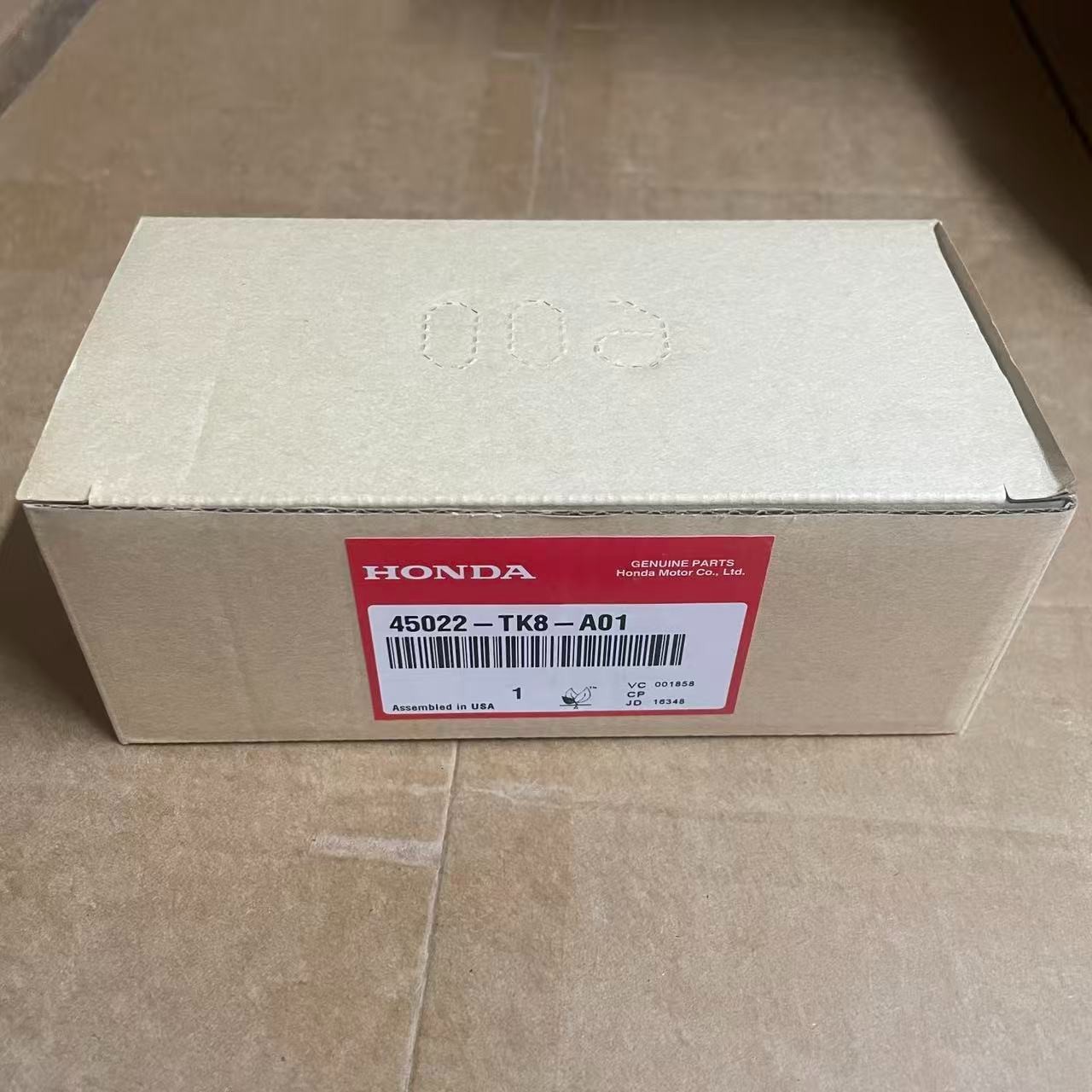 Genuine Honda OEM Front Brake Pad Kit Fits: 2011-2017 Odyssey(Grease,Pads,Shims)