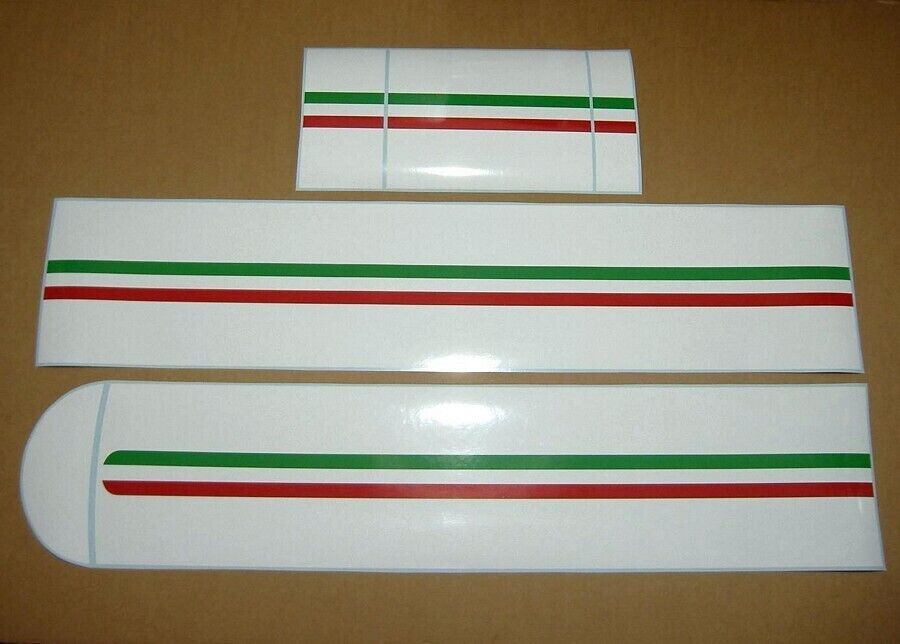 Stripes for Ferrari 360 Modena, Challenge Stradale stickers graphics tricolor cs