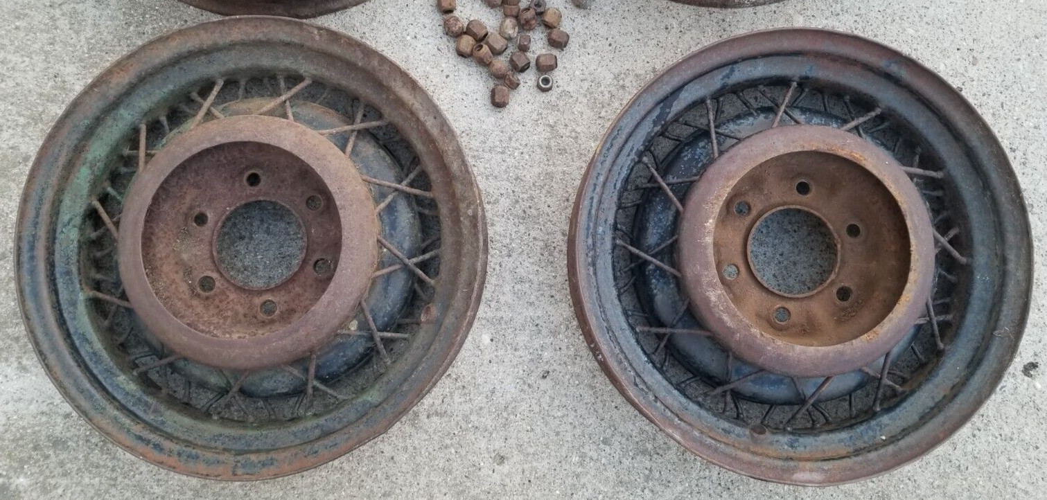 Rims Wheels Pickup Truck Chevrolet 1928-46 Chevy 1937 1938 37 36 GMC vintage