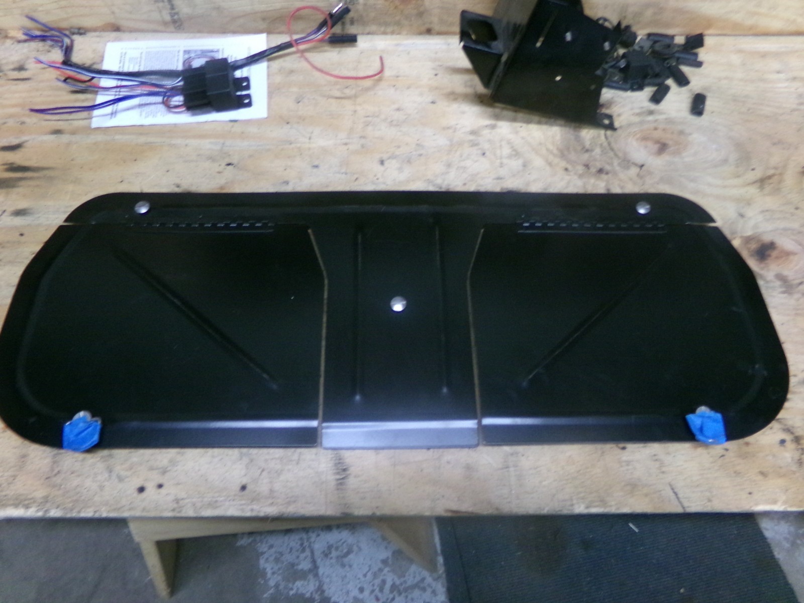 1963 - 1974 MGB battery box cover...hinged to open 1963 - 1974 MGB battery box cover...hinged to open