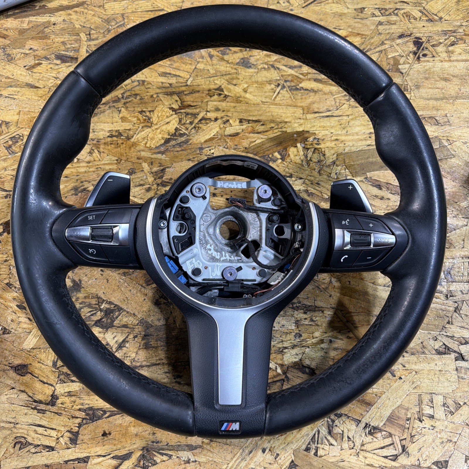 2011-2016 BMW F10 550i 535i M-Sport Steering Wheel Black w/ Paddle Shifters OEM 2011-2016 BMW F10 550i 535i M-Sport Steering Wheel Black w/ Paddle Shifters OEM