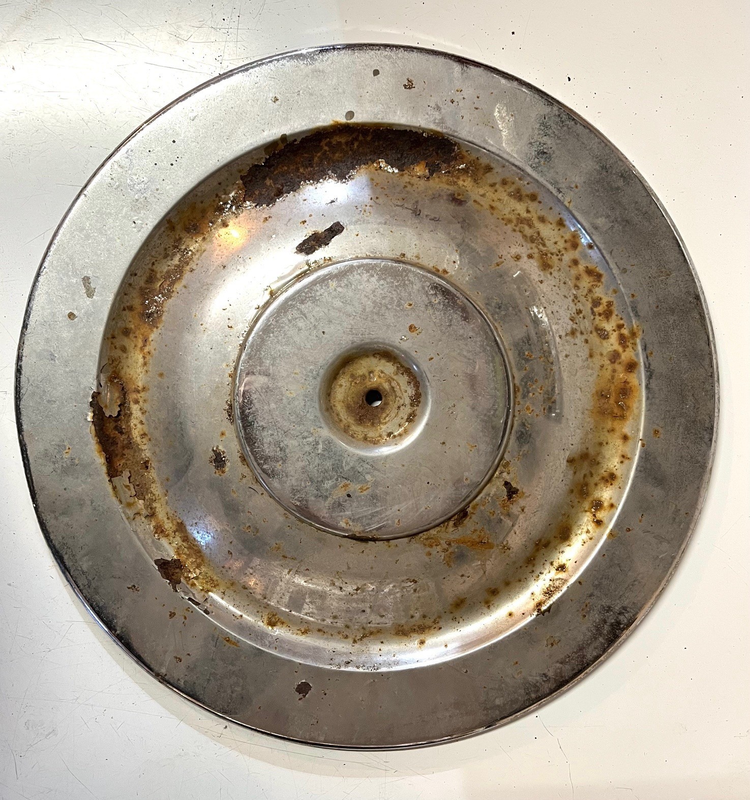 1965 Shelby GT350 Mustang HiPo Galaxie Fairlane 14” Air Cleaner w/base 1966 1967 1965 Shelby GT350 Mustang HiPo Galaxie Fairlane 14” Air Cleaner w/base 1966 1967