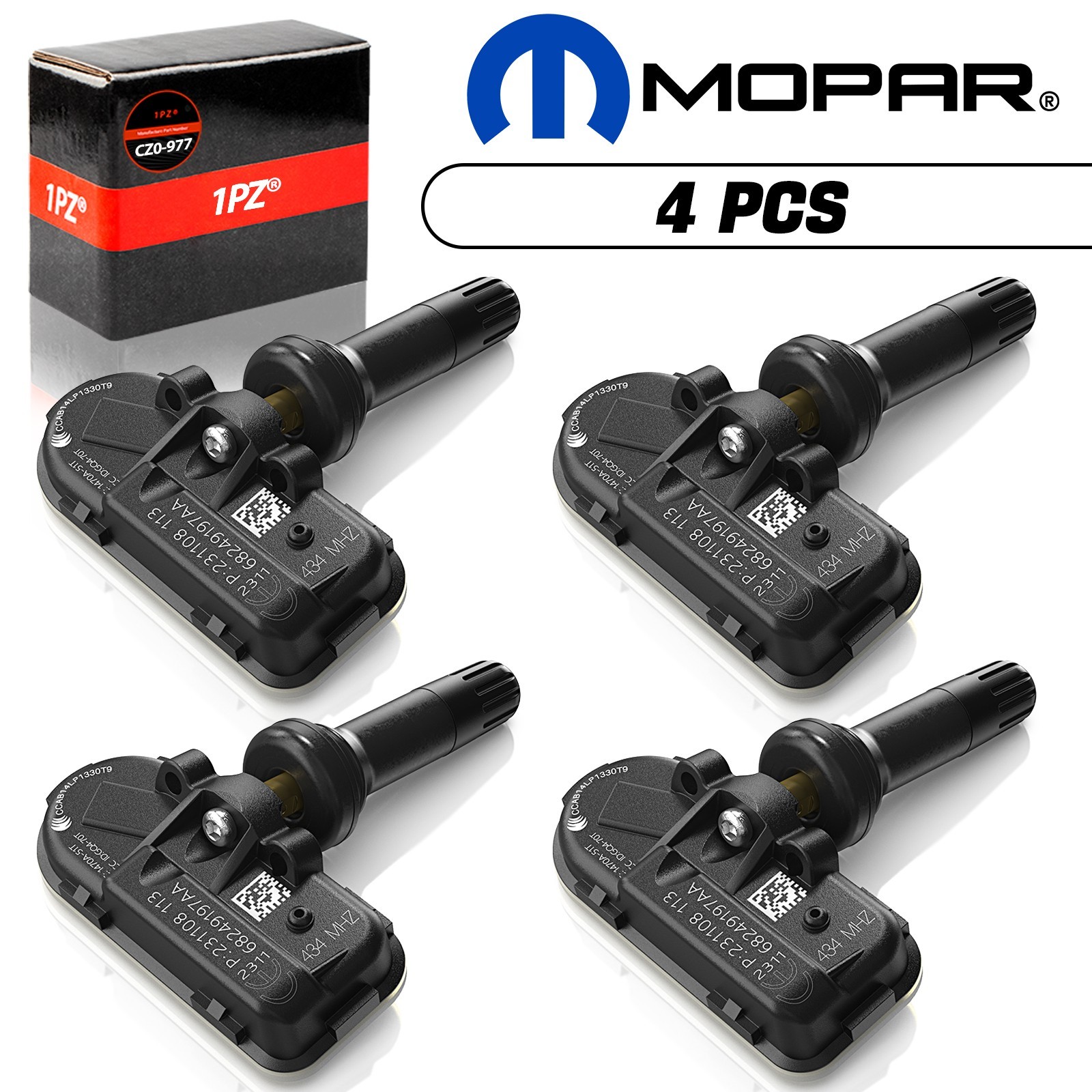 4x Tire Pressure Sensor TPMS For Mopar OEM 68249197AA Dodge Ram 1500 2500 3500 4x Tire Pressure Sensor TPMS For Mopar OEM 68249197AA Dodge Ram 1500 2500 3500