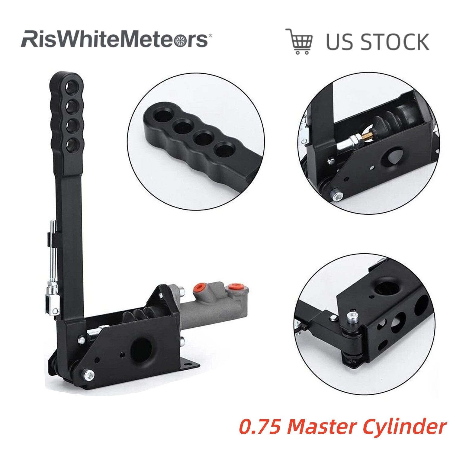 Black Handbrake Drift Hydraulic E-Brake Parking  Lever Gear Racing Kit Aluminum