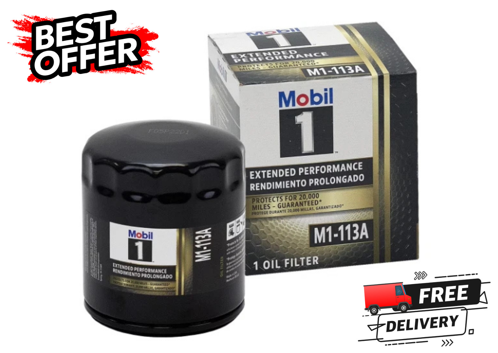 Mobil 1 Extended Performance M1-113A Oil Filter - Mobil 1 Extended Performance M1-113A Oil Filter -