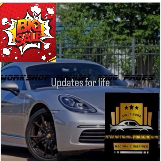 Porsche Boxster Cayman 986 987 981 1997-2016 Workshop Service Repair Manual